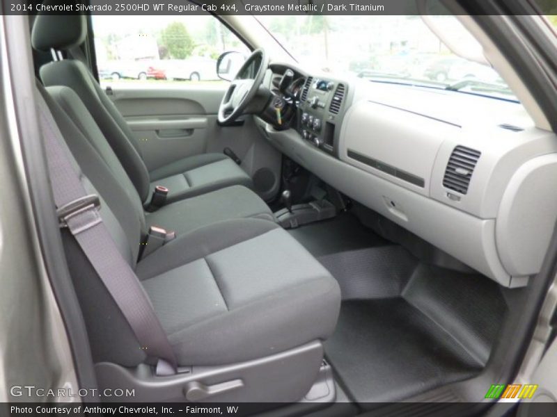  2014 Silverado 2500HD WT Regular Cab 4x4 Dark Titanium Interior