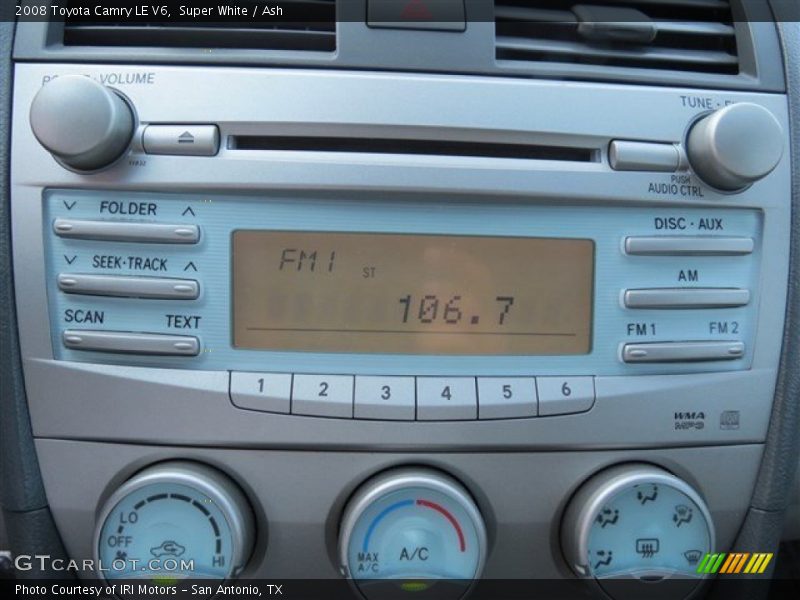 Super White / Ash 2008 Toyota Camry LE V6