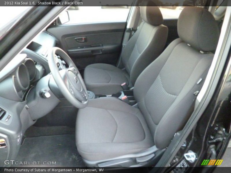 Shadow Black / Black Cloth 2012 Kia Soul 1.6