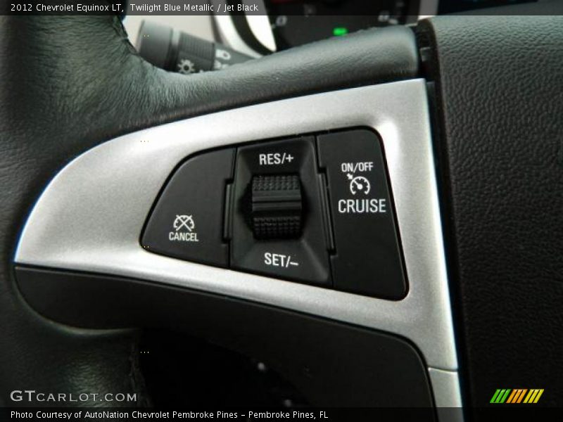 Twilight Blue Metallic / Jet Black 2012 Chevrolet Equinox LT