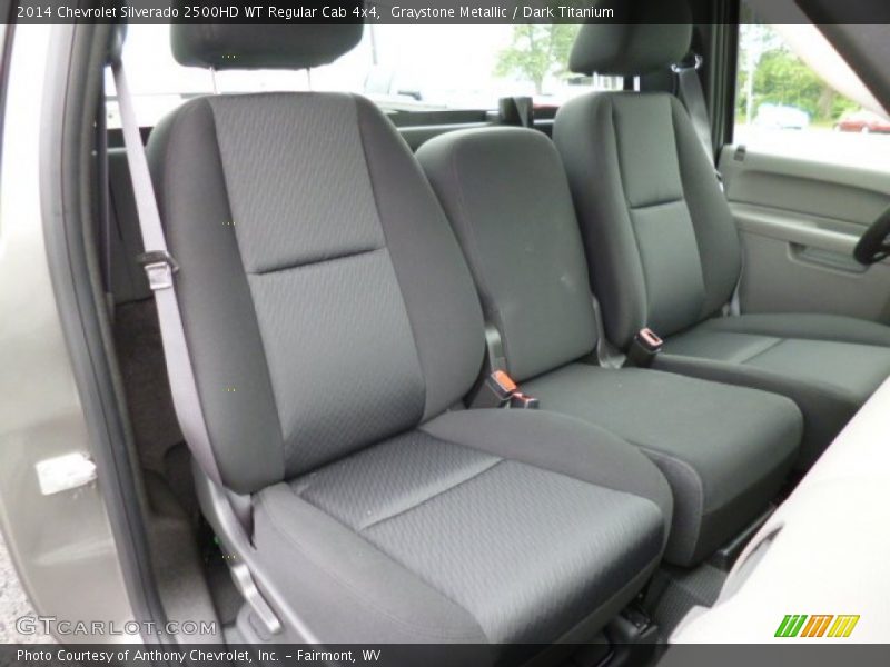 Front Seat of 2014 Silverado 2500HD WT Regular Cab 4x4