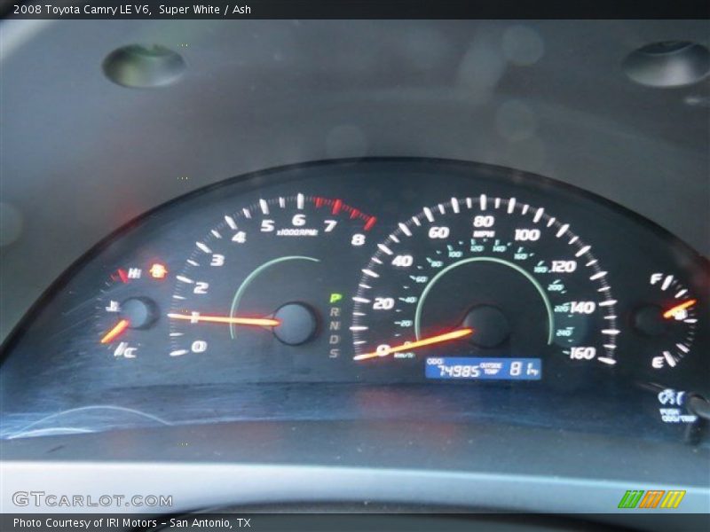 Super White / Ash 2008 Toyota Camry LE V6