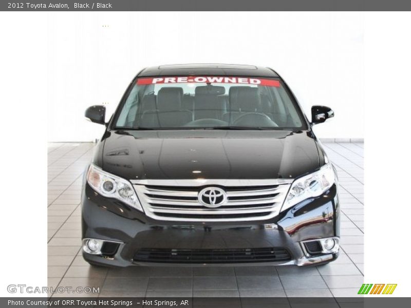 Black / Black 2012 Toyota Avalon