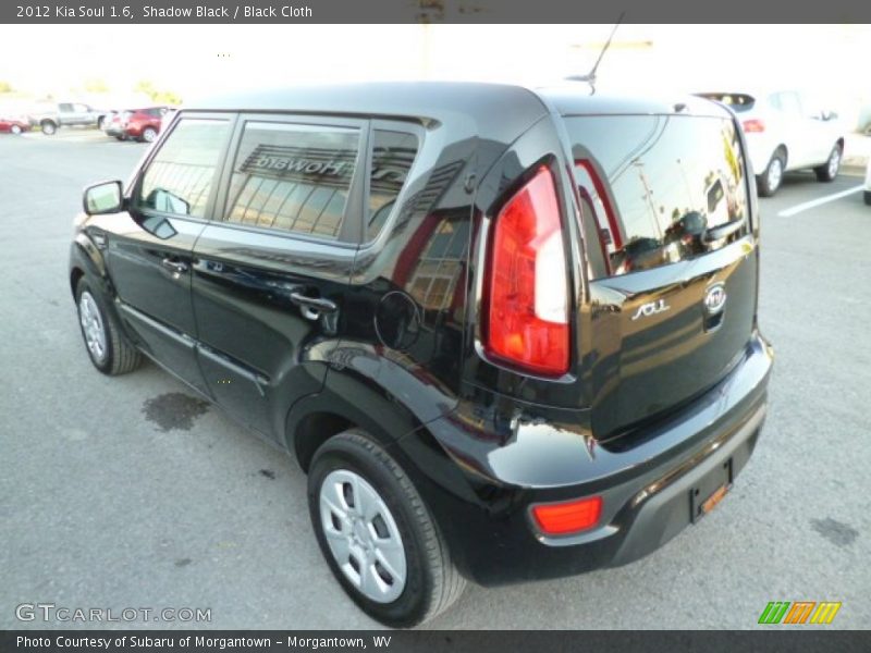 Shadow Black / Black Cloth 2012 Kia Soul 1.6