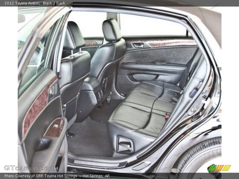 Black / Black 2012 Toyota Avalon