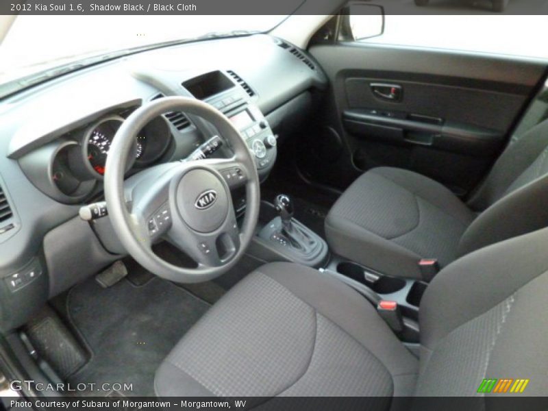 Shadow Black / Black Cloth 2012 Kia Soul 1.6