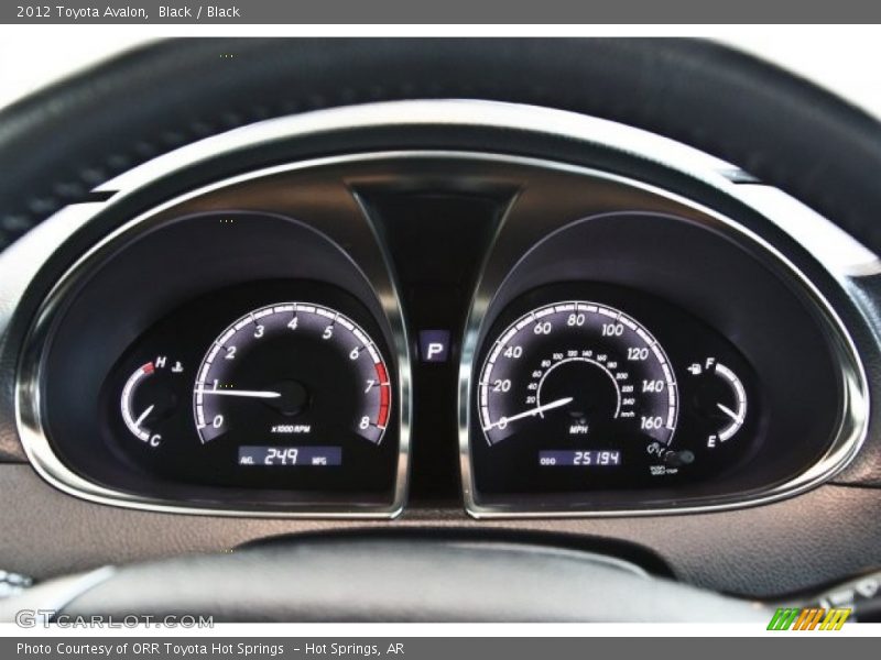 Black / Black 2012 Toyota Avalon