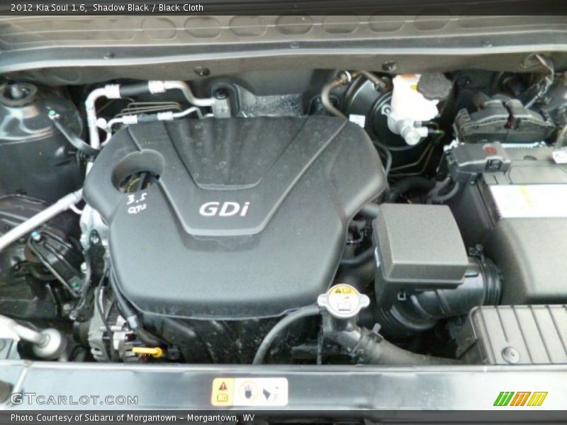 Shadow Black / Black Cloth 2012 Kia Soul 1.6
