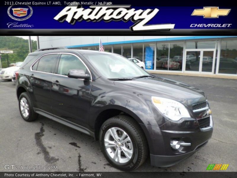 Tungsten Metallic / Jet Black 2013 Chevrolet Equinox LT AWD