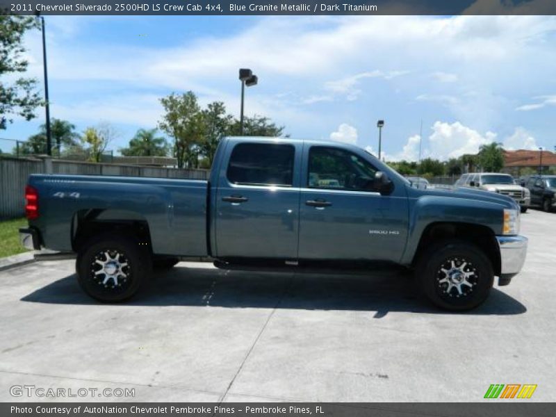 Blue Granite Metallic / Dark Titanium 2011 Chevrolet Silverado 2500HD LS Crew Cab 4x4