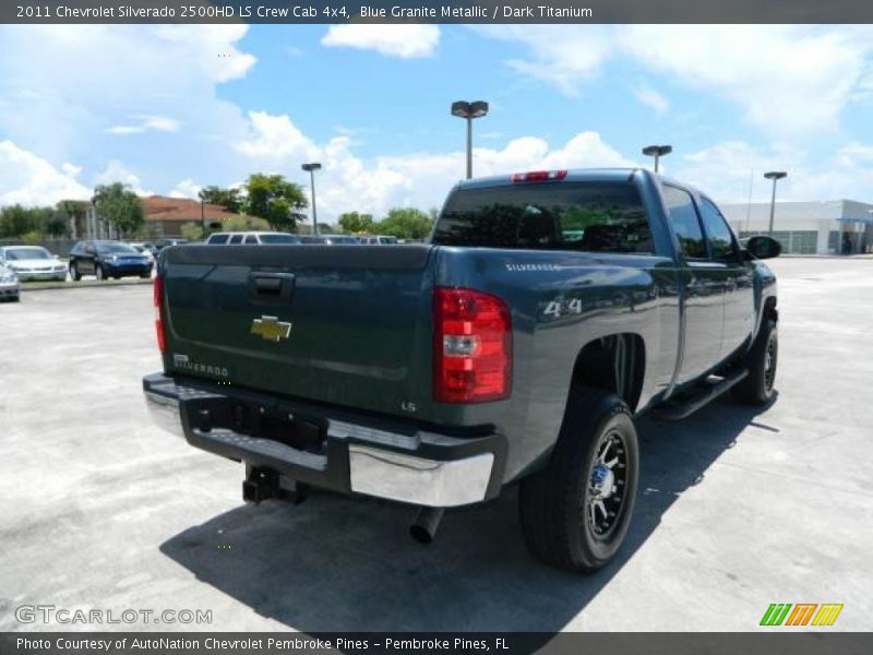 Blue Granite Metallic / Dark Titanium 2011 Chevrolet Silverado 2500HD LS Crew Cab 4x4