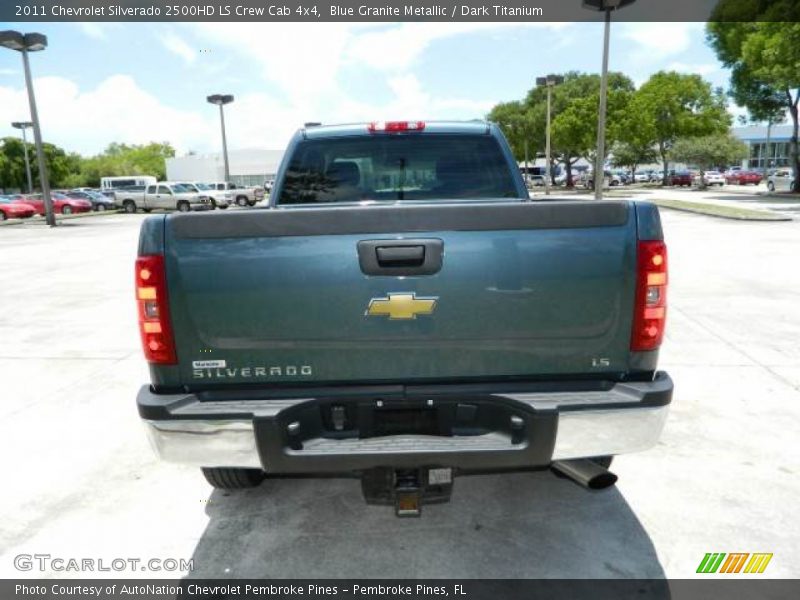 Blue Granite Metallic / Dark Titanium 2011 Chevrolet Silverado 2500HD LS Crew Cab 4x4