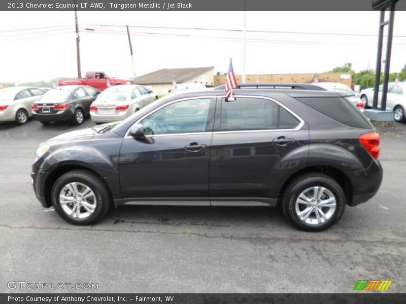 Tungsten Metallic / Jet Black 2013 Chevrolet Equinox LT AWD