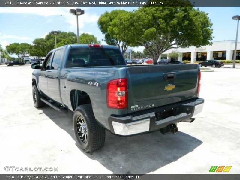Blue Granite Metallic / Dark Titanium 2011 Chevrolet Silverado 2500HD LS Crew Cab 4x4