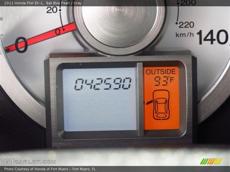 Bali Blue Pearl / Gray 2011 Honda Pilot EX-L