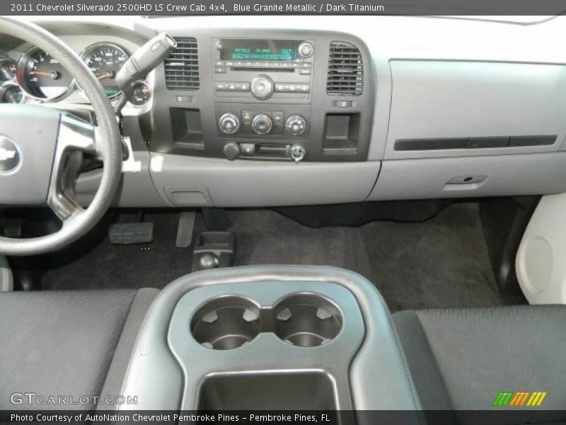 Blue Granite Metallic / Dark Titanium 2011 Chevrolet Silverado 2500HD LS Crew Cab 4x4