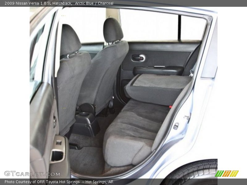 Arctic Blue / Charcoal 2009 Nissan Versa 1.8 SL Hatchback