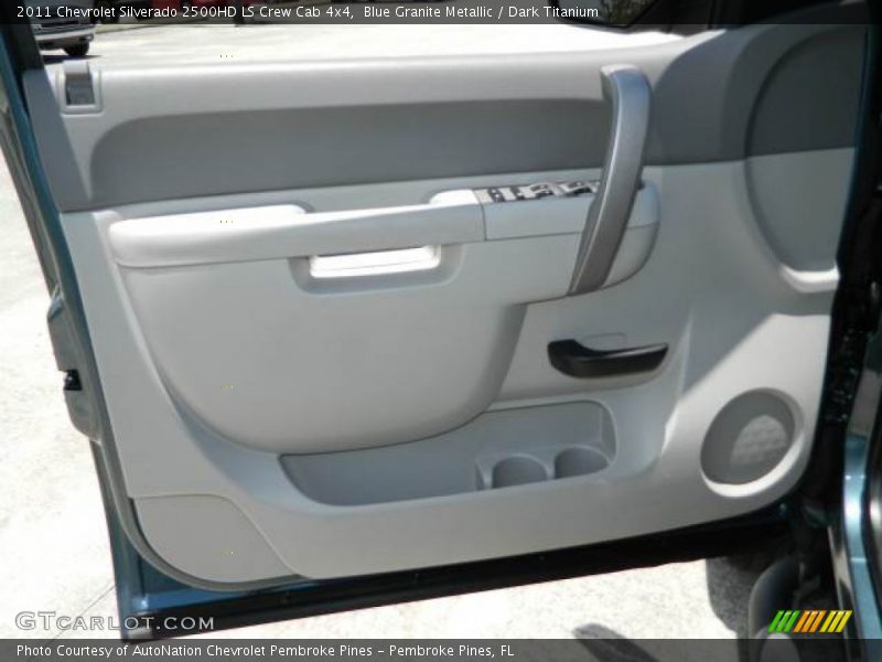 Blue Granite Metallic / Dark Titanium 2011 Chevrolet Silverado 2500HD LS Crew Cab 4x4