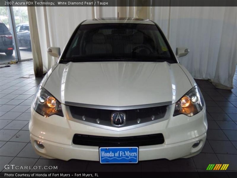 White Diamond Pearl / Taupe 2007 Acura RDX Technology