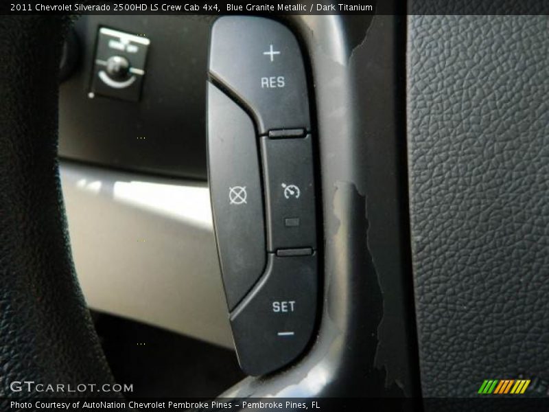 Blue Granite Metallic / Dark Titanium 2011 Chevrolet Silverado 2500HD LS Crew Cab 4x4