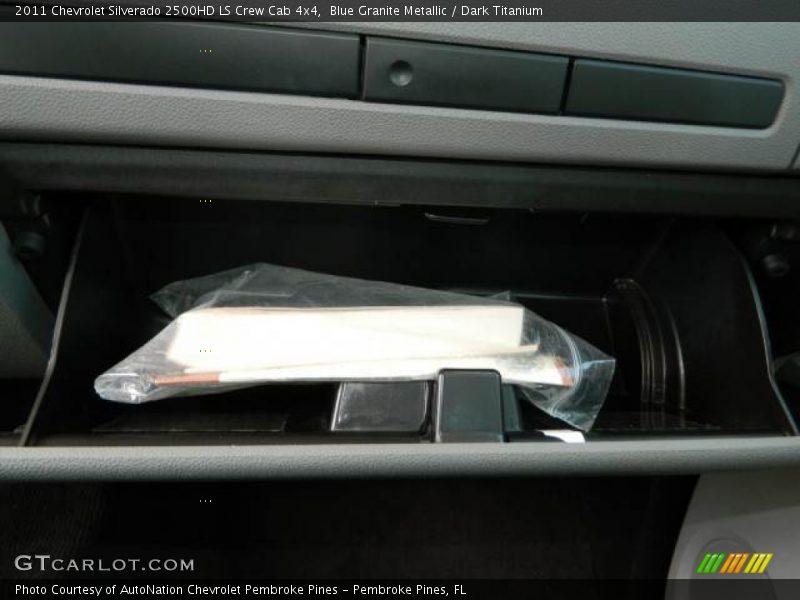 Blue Granite Metallic / Dark Titanium 2011 Chevrolet Silverado 2500HD LS Crew Cab 4x4