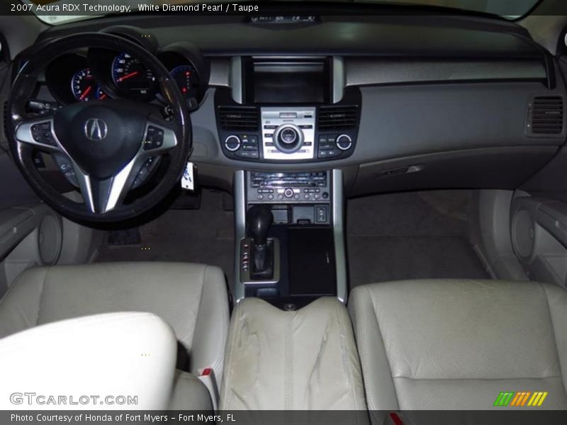 White Diamond Pearl / Taupe 2007 Acura RDX Technology