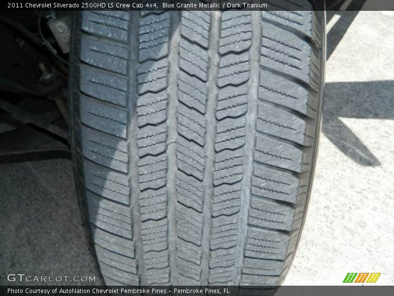 Blue Granite Metallic / Dark Titanium 2011 Chevrolet Silverado 2500HD LS Crew Cab 4x4