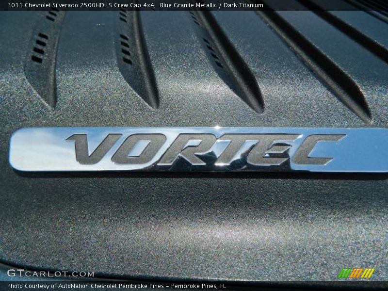 Blue Granite Metallic / Dark Titanium 2011 Chevrolet Silverado 2500HD LS Crew Cab 4x4