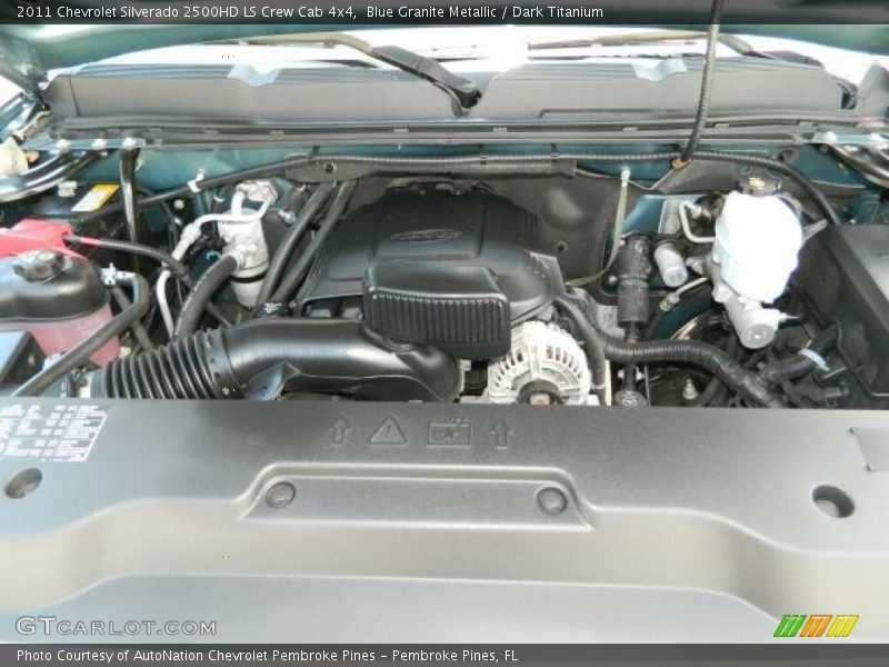 Blue Granite Metallic / Dark Titanium 2011 Chevrolet Silverado 2500HD LS Crew Cab 4x4