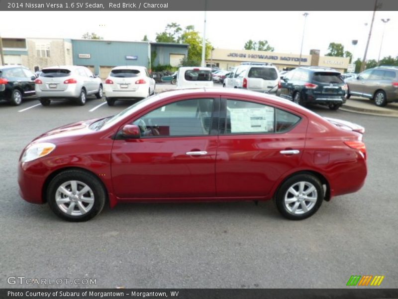  2014 Versa 1.6 SV Sedan Red Brick