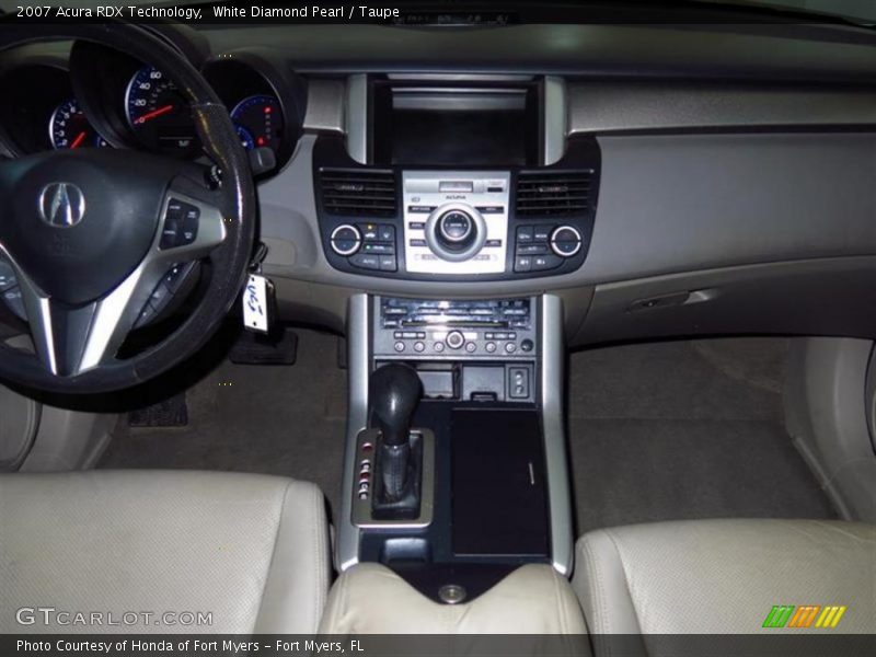 White Diamond Pearl / Taupe 2007 Acura RDX Technology