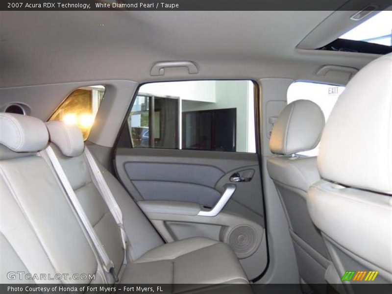 White Diamond Pearl / Taupe 2007 Acura RDX Technology