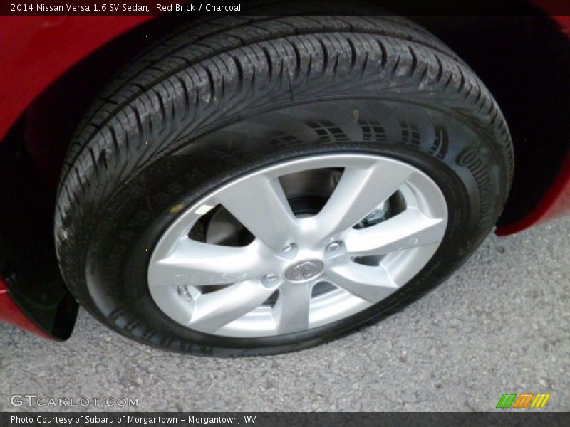 Red Brick / Charcoal 2014 Nissan Versa 1.6 SV Sedan