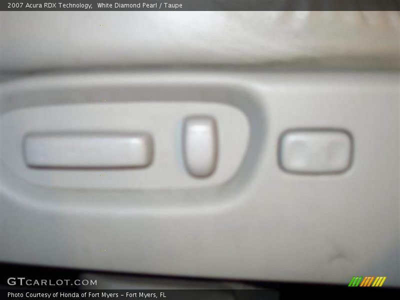 White Diamond Pearl / Taupe 2007 Acura RDX Technology