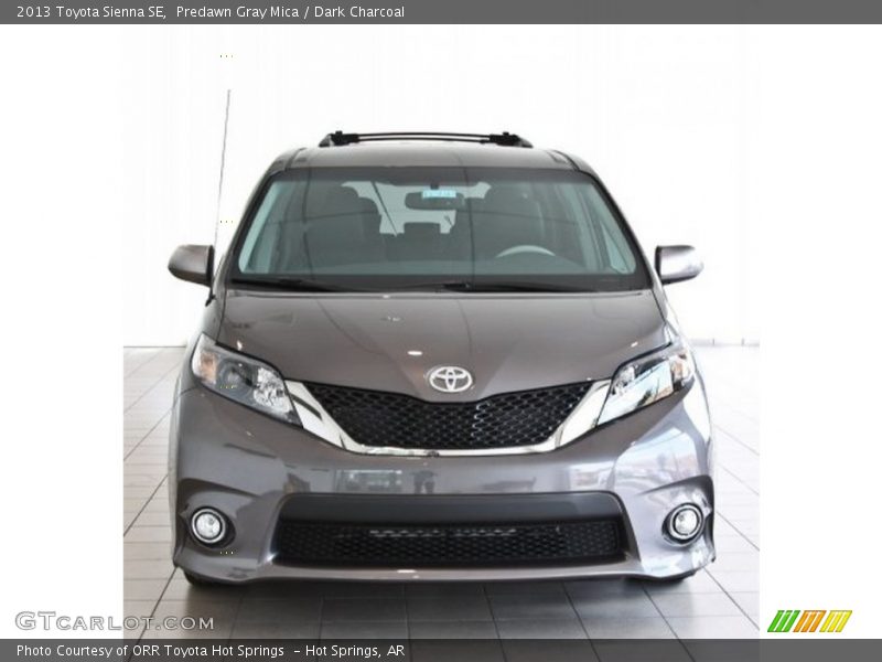 Predawn Gray Mica / Dark Charcoal 2013 Toyota Sienna SE