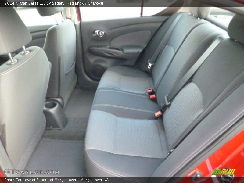 Red Brick / Charcoal 2014 Nissan Versa 1.6 SV Sedan
