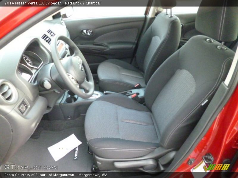  2014 Versa 1.6 SV Sedan Charcoal Interior