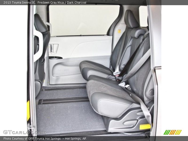 Rear Seat of 2013 Sienna SE