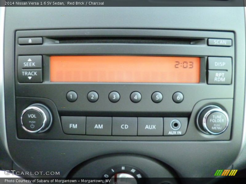 Audio System of 2014 Versa 1.6 SV Sedan
