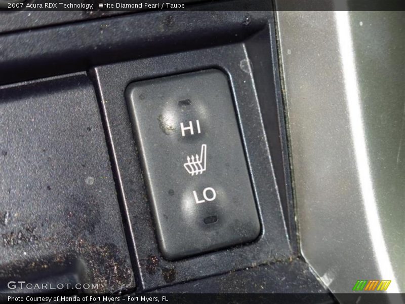 White Diamond Pearl / Taupe 2007 Acura RDX Technology