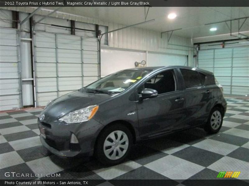 Magnetic Gray Metallic / Light Blue Gray/Black 2012 Toyota Prius c Hybrid Two