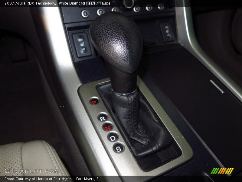 White Diamond Pearl / Taupe 2007 Acura RDX Technology