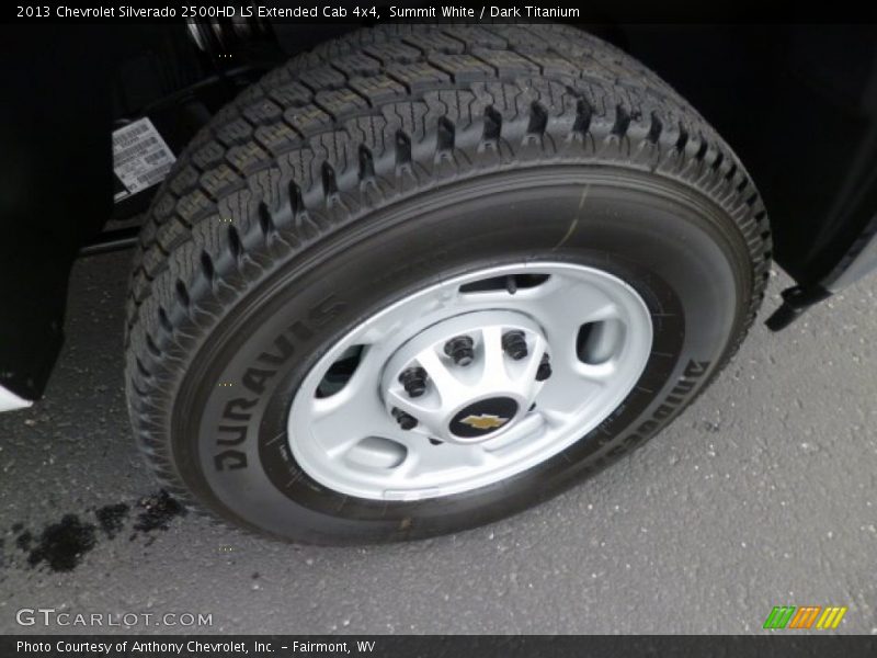 Summit White / Dark Titanium 2013 Chevrolet Silverado 2500HD LS Extended Cab 4x4
