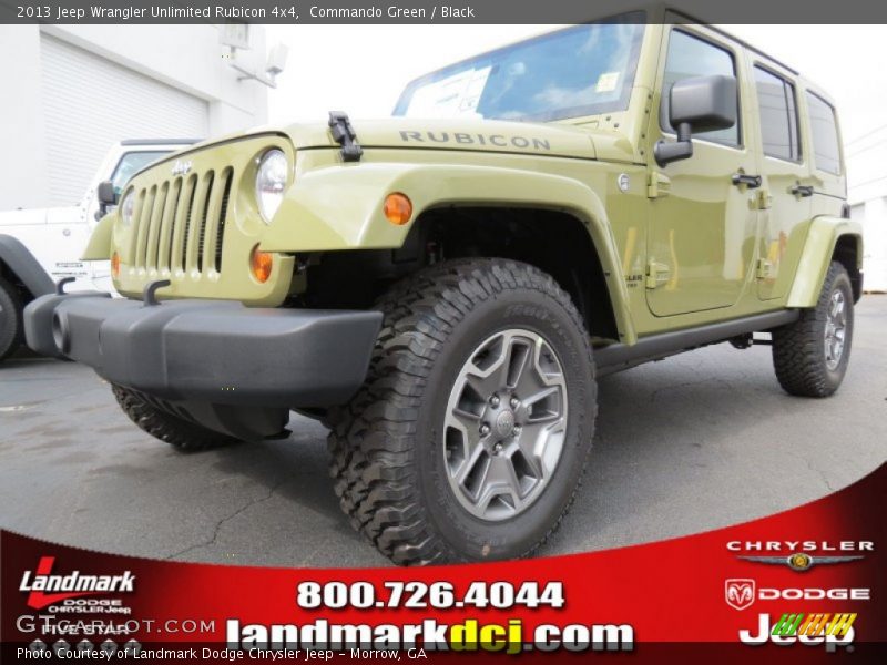 Commando Green / Black 2013 Jeep Wrangler Unlimited Rubicon 4x4