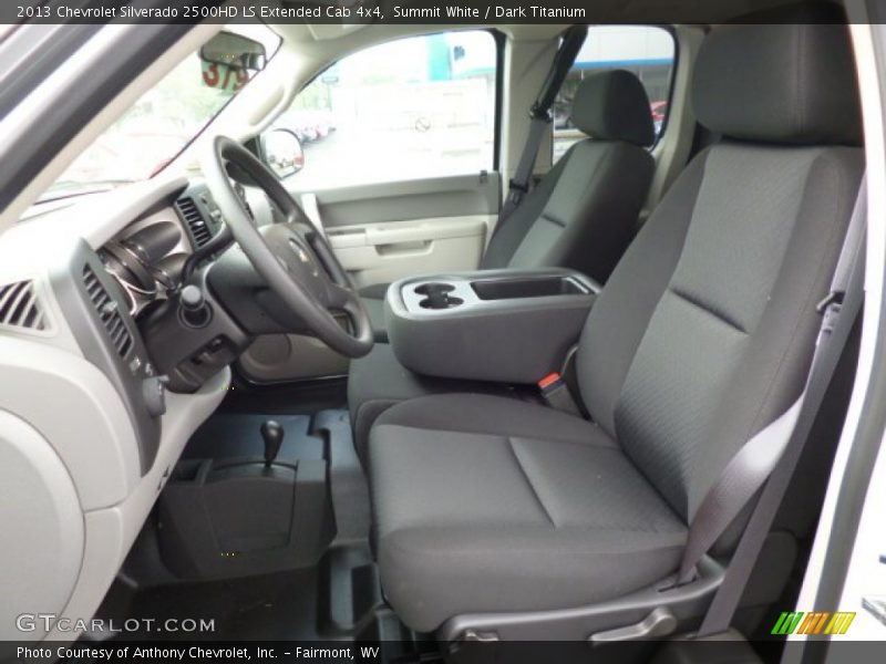 Summit White / Dark Titanium 2013 Chevrolet Silverado 2500HD LS Extended Cab 4x4