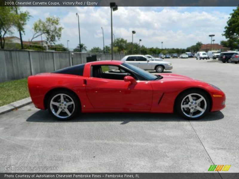 Victory Red / Ebony 2008 Chevrolet Corvette Coupe