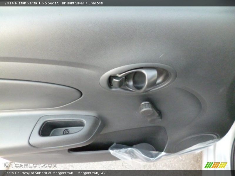 Brilliant Silver / Charcoal 2014 Nissan Versa 1.6 S Sedan