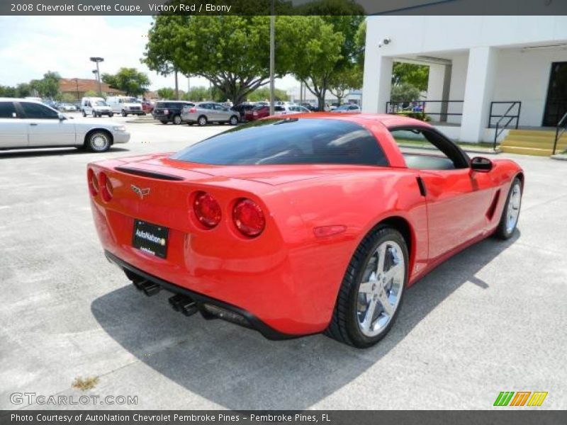 Victory Red / Ebony 2008 Chevrolet Corvette Coupe