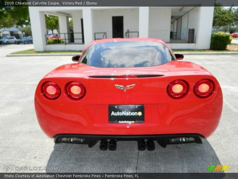 Victory Red / Ebony 2008 Chevrolet Corvette Coupe