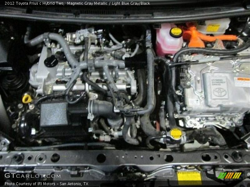 Magnetic Gray Metallic / Light Blue Gray/Black 2012 Toyota Prius c Hybrid Two